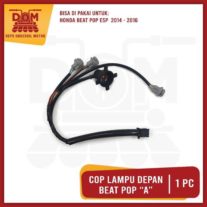 SALE Cop Lampu Depan Beat Pop "A" (PSP) Pitingan Fiting Piting Kabel Socket Soket Dop Depan