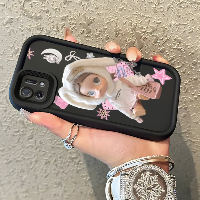 Casing Hp OPPO A16K OPPO A16E Case Casing Boneka Anime pola Kasus HP Tangga Langit Mewah Silikon Sof