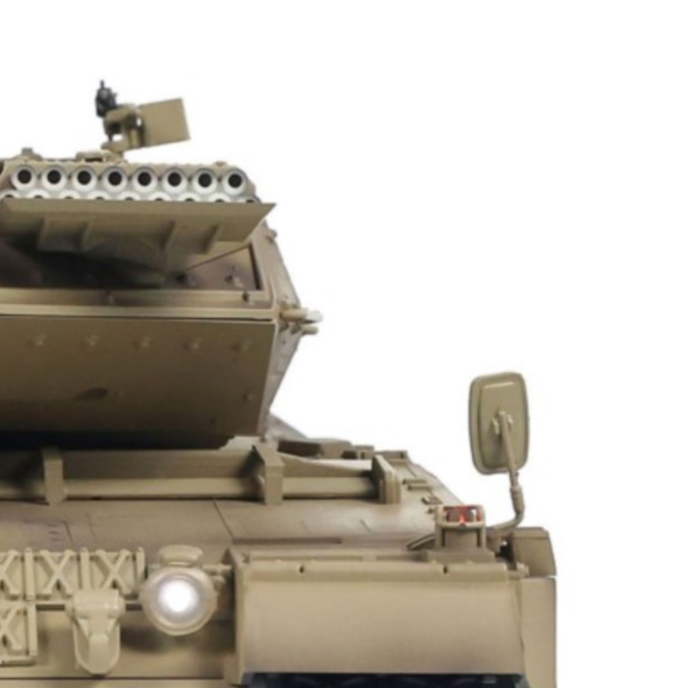 1/16 Scale Rc Infrared Battle Tank German Leopard2A7 Tongde Electric Military Tanks El Light Sound