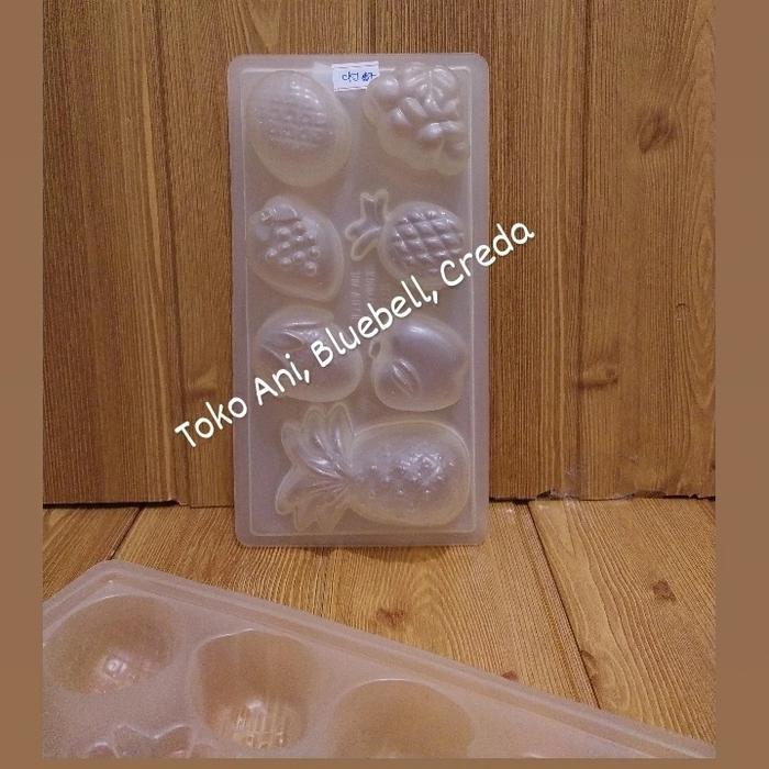 CETAKAN JELLY / PUDDING BENTUK BUAH 7 CAV , 5 CM