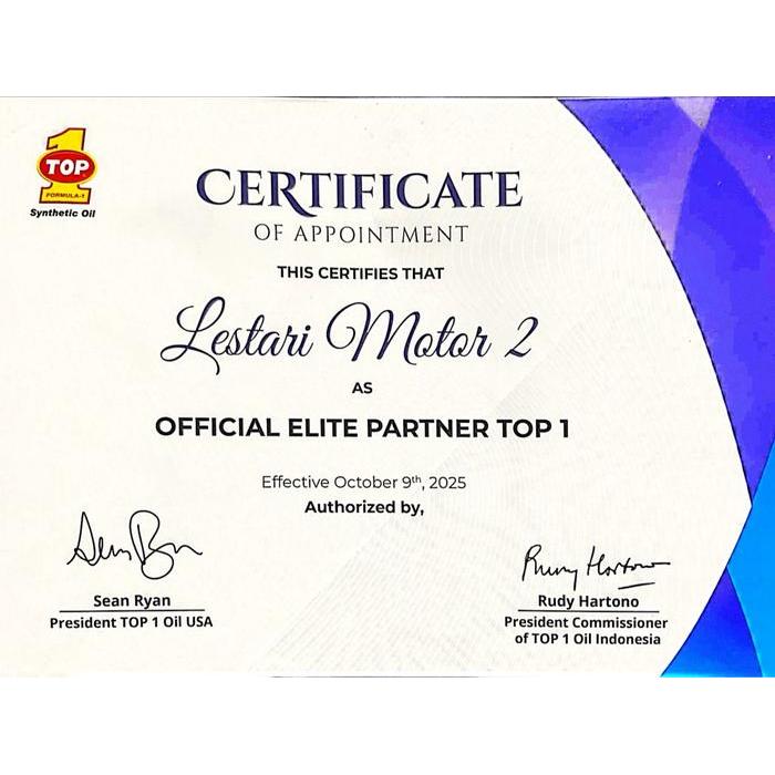 Oli Motor Matic Top 1 Top1 Smo Ester Evolution Matic Matik Sae 10W40 800Ml 1000% Original Dijamin