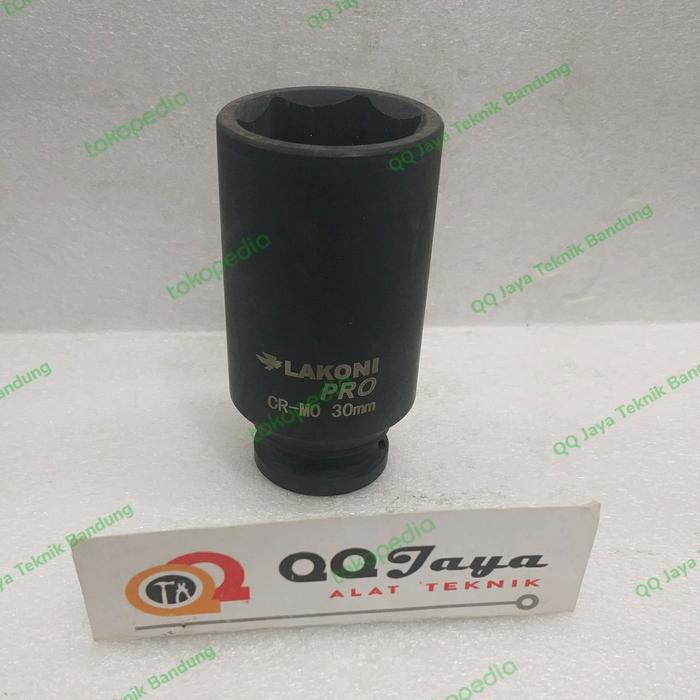 Kunci sok impact 30 mm panjang - deep impact socket lakoni jetjo