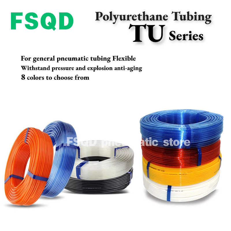 Polyurethane Tubing Tu0425Bu-100 Tu0425 Tu0604 Tu0805 Tu1065 Tu1208-C G R Y W B Bu Yr-20-100 Fsqd