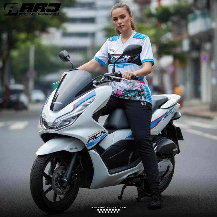 Best Seller Jersey Racing Pcx Gank/Baju Motor/Kaos Pcx Gank Original