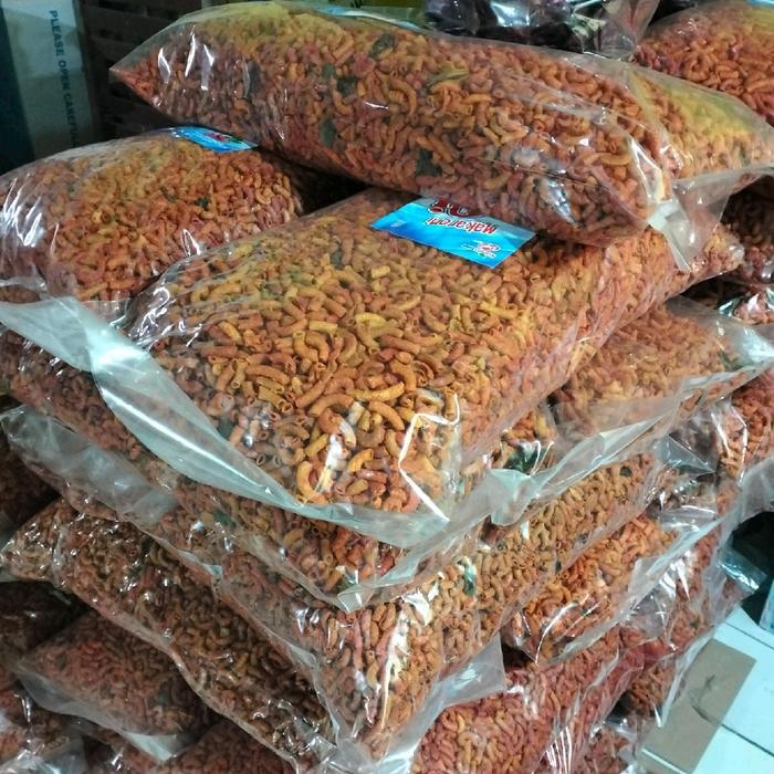 "New" Makroni DJ daun jeruk 1 kg Pedas camilan Food