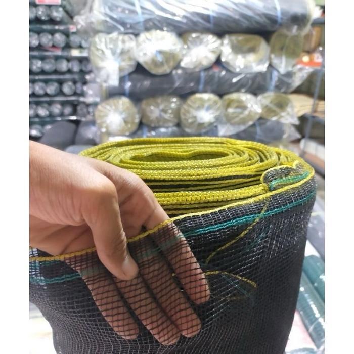 Premium Jaring Pagar Ayam 15 Meter Lebar/Tinggi 1,2 Meter - Waring Hitam - Jaring Waring - Jaring