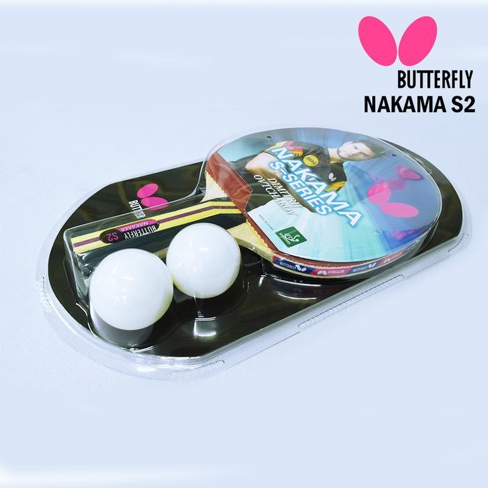 READY Bet Pingpong Tenis Meja Raket Pingpong Tenis Meja Butterfly Nakama S2