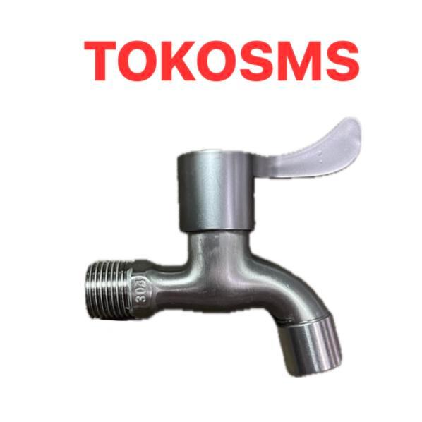 Kran tembok stainless sus 304 kran air warna stainless doff sus304