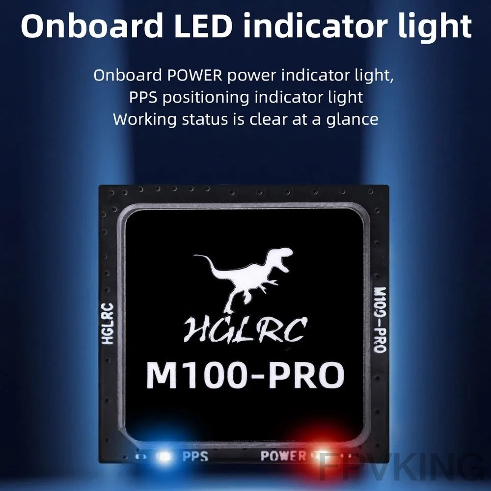 HGLRC M100 PRO GPS Chip B101 10th Generation Protocol Chip QMC5883L Compass for FPV Racing Freestyle