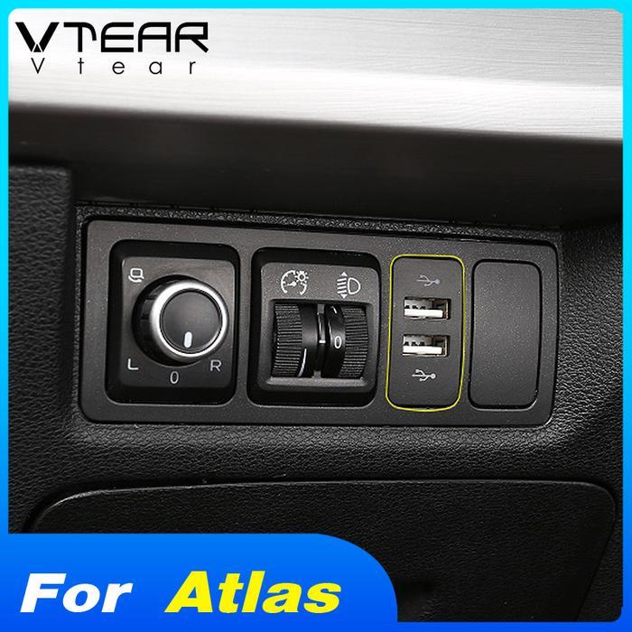 Vtear Car Dual Usb Interface Adapter Car Charger Mobile Phone Adapter