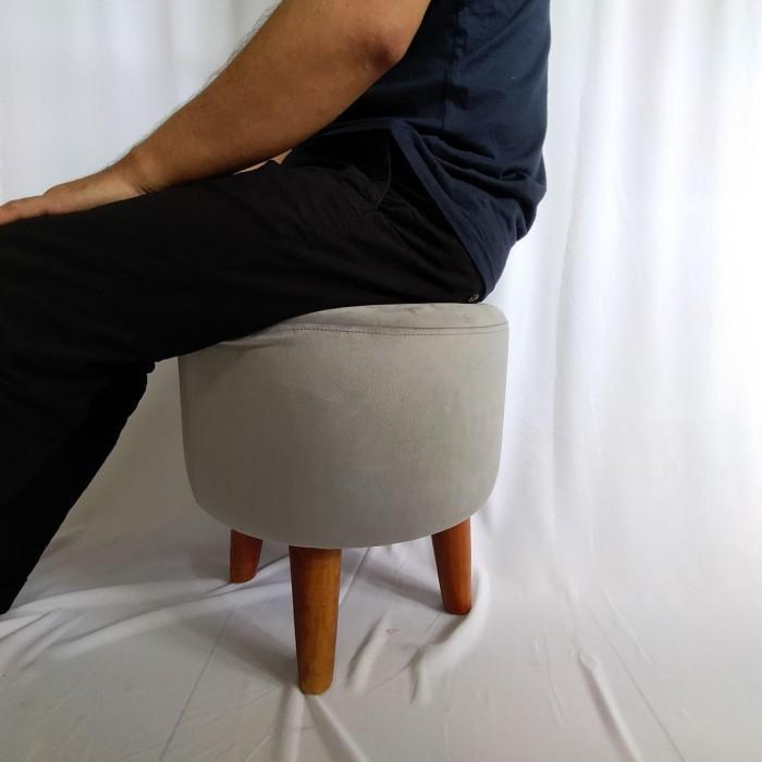 Sofa Kursi Puff Stool Tamu Minimalis Bulat Murah Nyaman Empuk 4 Kaki Terbaik