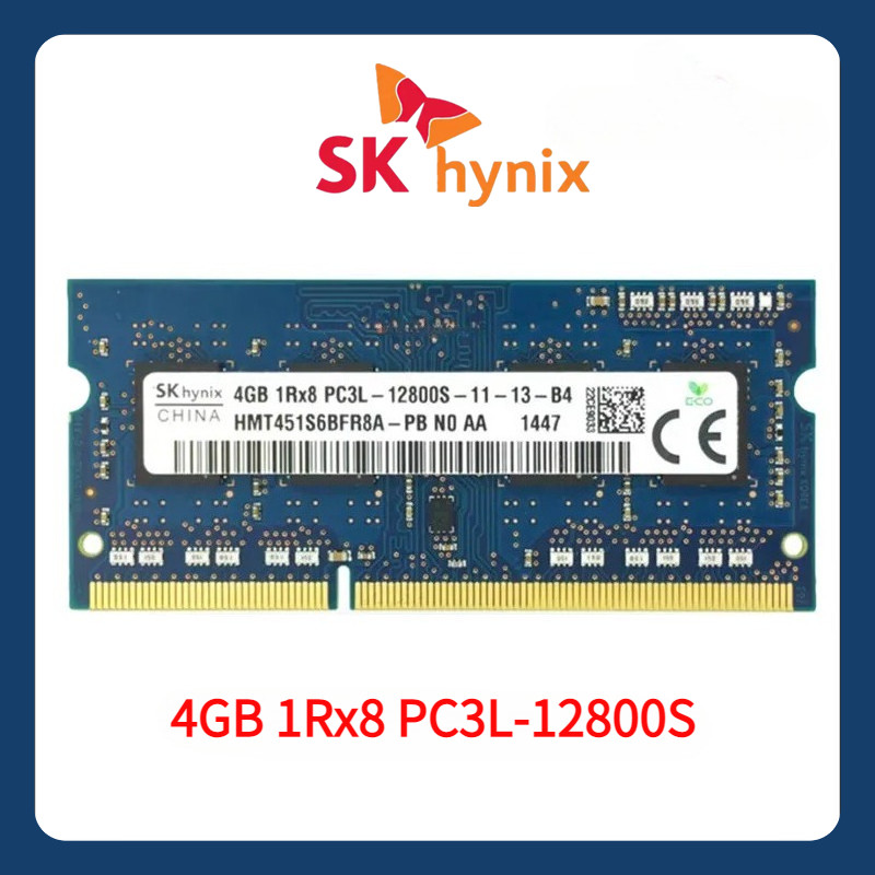 Sk Hynix 4Gb 1Rx8 Pc3L 12800S Ddr3 1600Mhz So-Dimm Ram Notebook Laptop Memory 4G