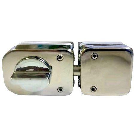 Kunci Slot/Grendel Pintu Kaca Shower Kamar Mandi Kaca ke Kaca Venezza Stainless