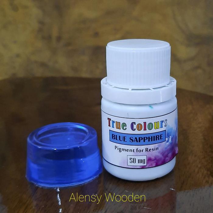 v Pigment pewarna resin 50 gr Blue Sapphire