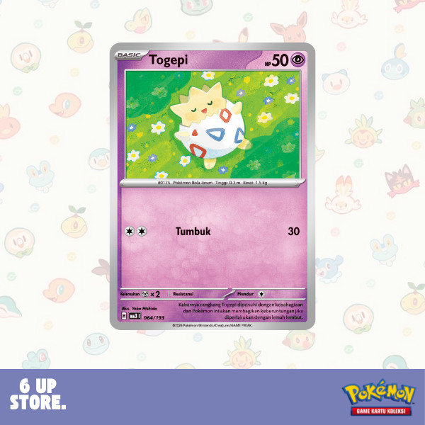 Togepi (C) - 064/193 - Impian Mega ex (MA3) - Kartu Pokemon TCG Indonesia