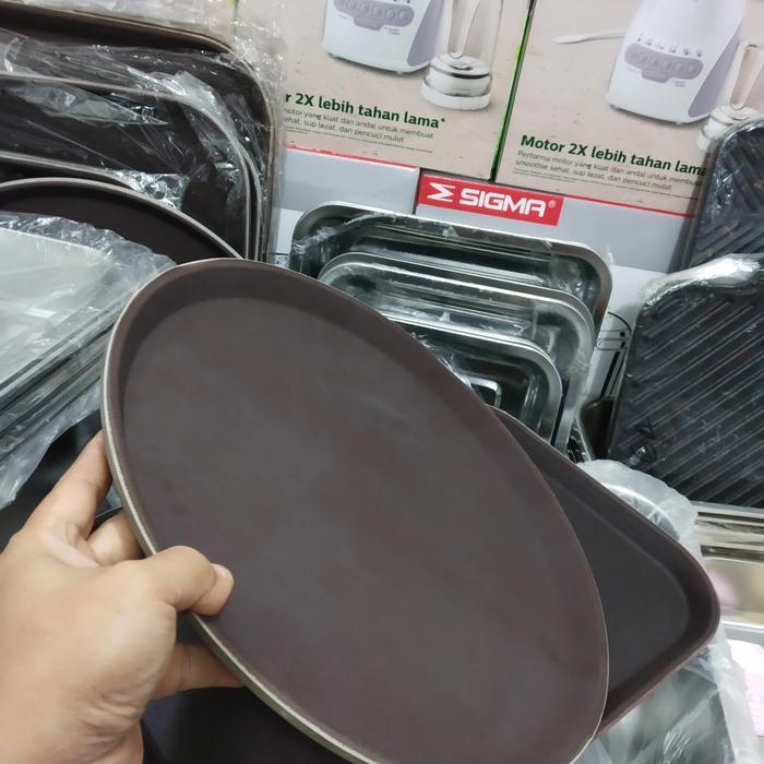 Nampan Baki Anti Slip Bulat 40Cm