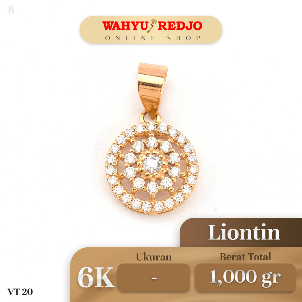 Liontin Emas Kadar 6K Wahyu Redjo LT-6K 29870934