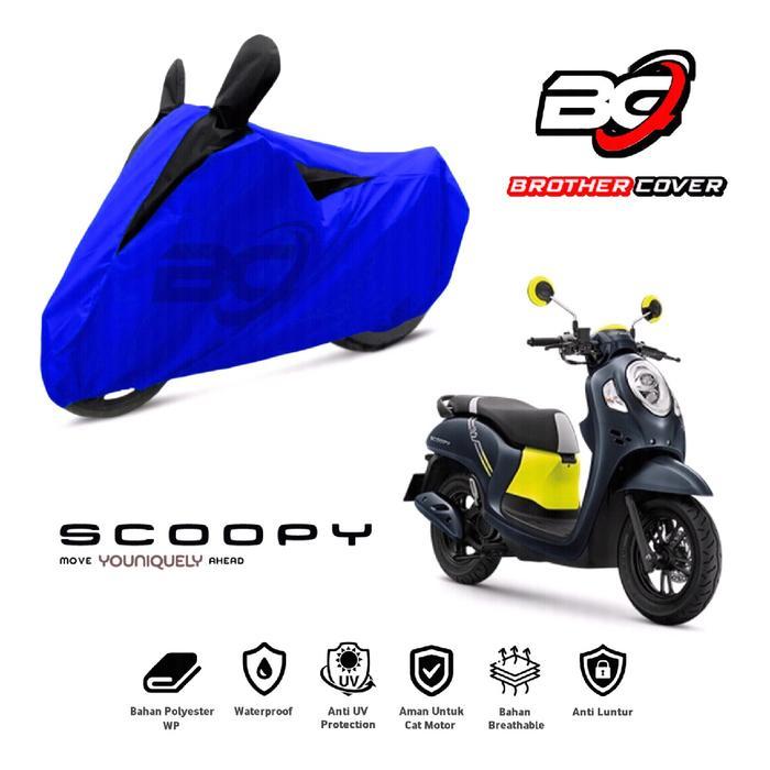 Sarung Motor Scoopy Cover Motor Scoopy Penutup Motor Scoopy Waterproof Penutup & Sarung Sepeda Motor