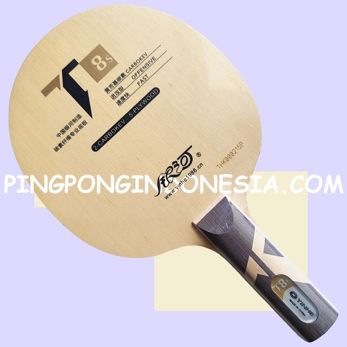 Yinhe T8s - ST - Blade Kayu Pingpong Carbon Kev Tenis Meja T8-s T-8s