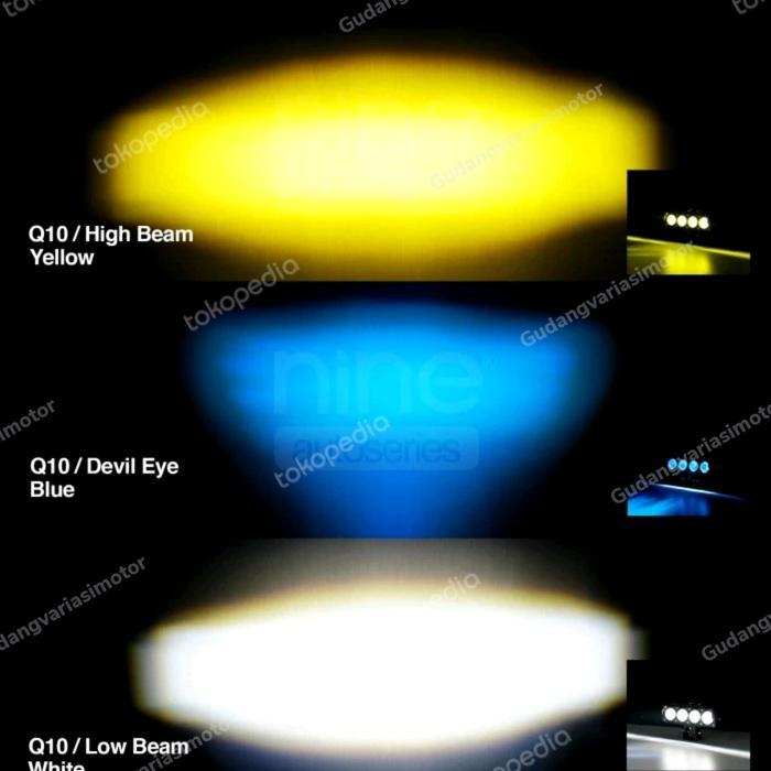 Luminos Led Q10 Harga Satuan, Lampu Tembak Laser Super Terang...