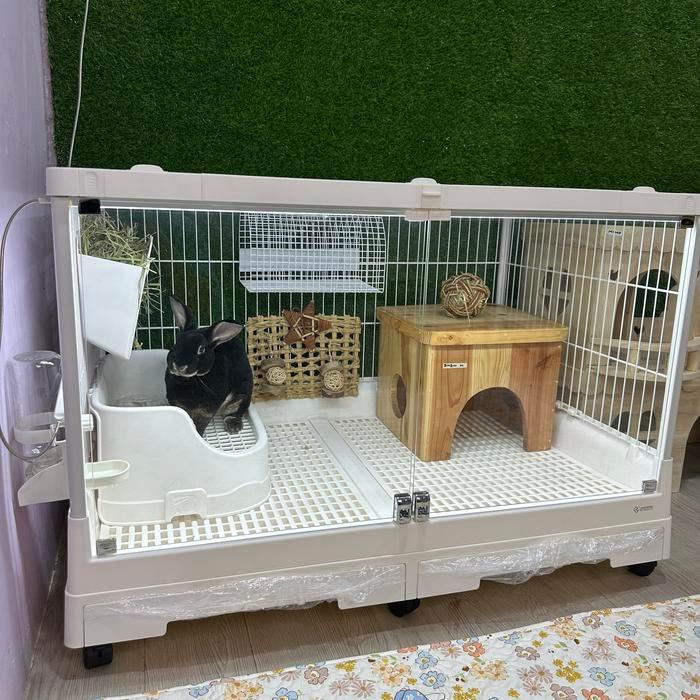 KANDANG KELINCI PREMIUM R100 PRO BY DAYANG/DAYANG PREMIUM CAGE 1meter/kandang kelinci marmut anjing 