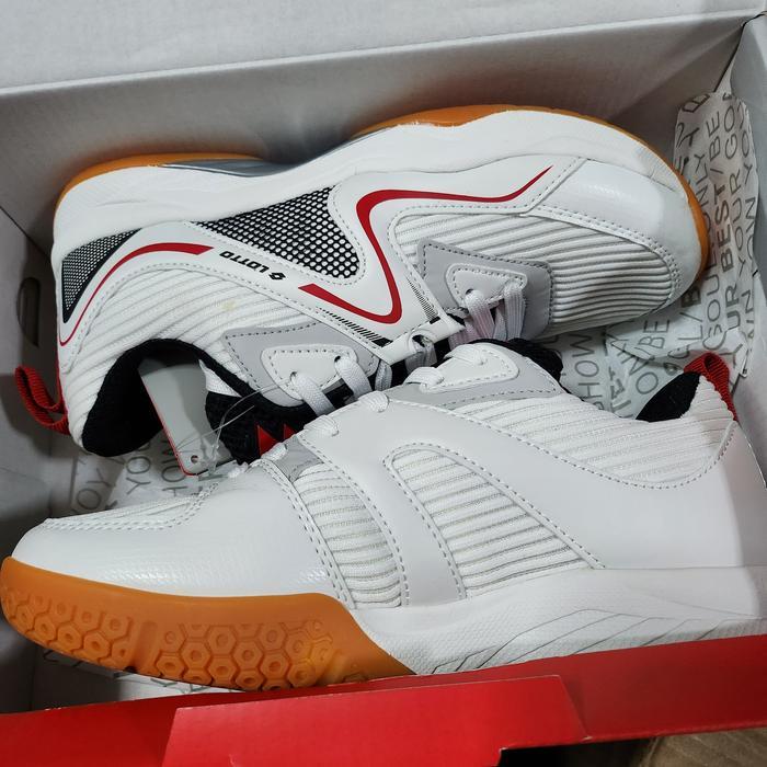 Sepatu Badminton Lotto Original Bulutangkis Shoes Rubber Outsole Outdoor Court Bulu Tangkis