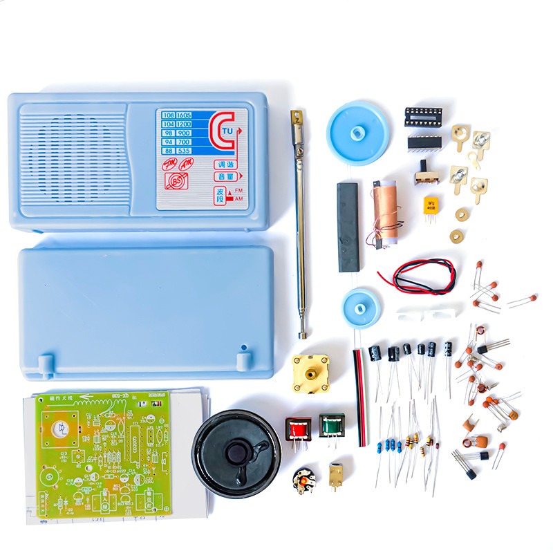 208 FM / AM Dual Band Radio Electronic Production Kit CD2003GP TA7642 DIY Electronic Kit TDA2822