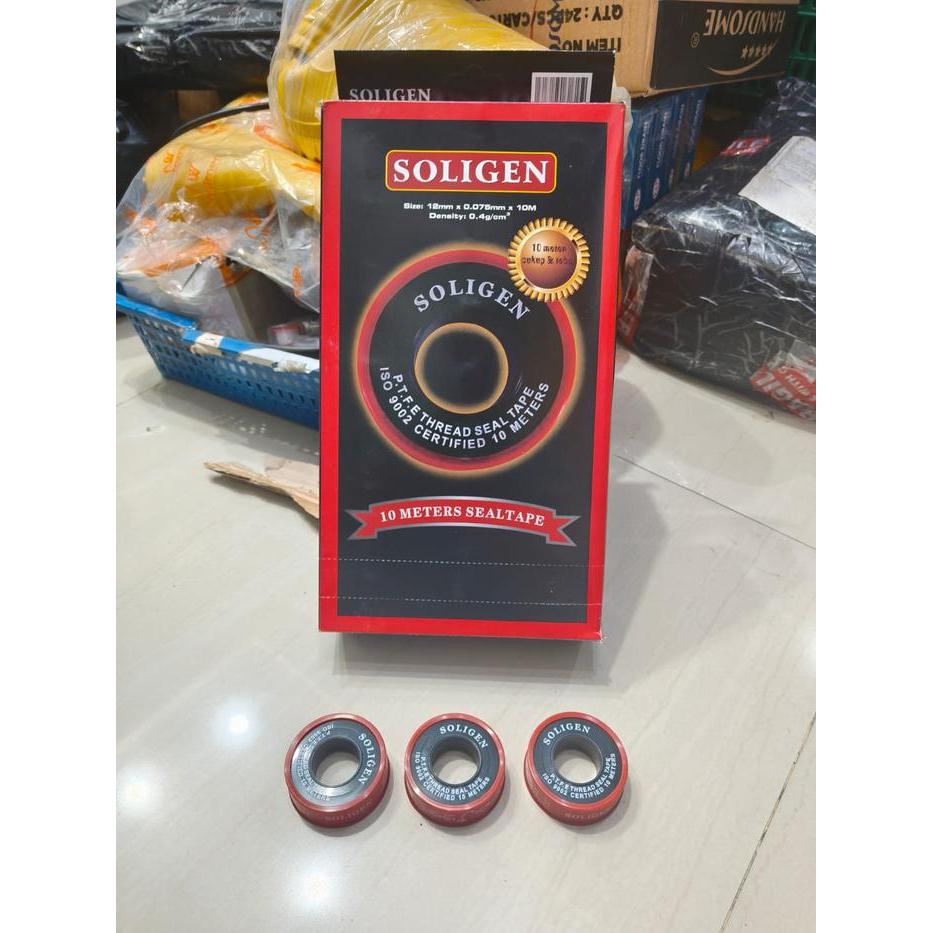 "New" Seal Tape SOLIGEN / Isolasi Kran / Lakban Kran Siltip SOLIGEN