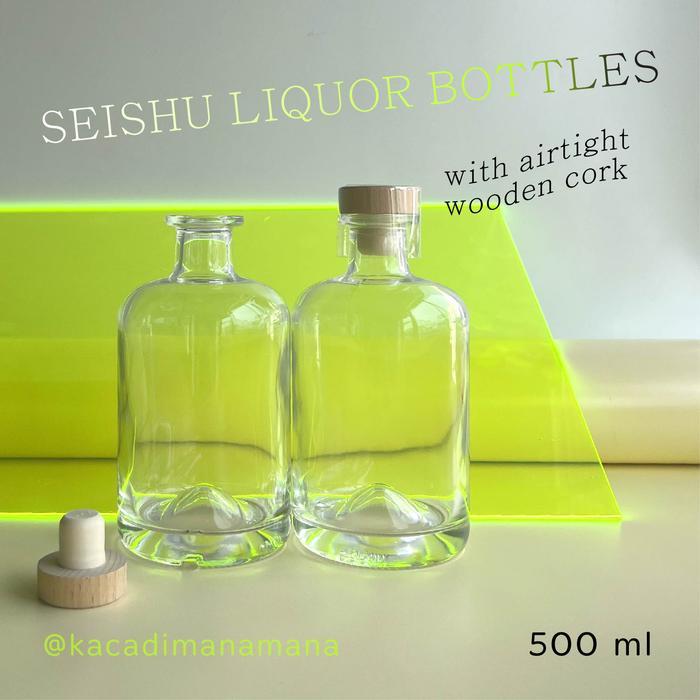 Botol Kaca Liquor Seishu Bottle - Botol Kaca Liquor Seishu