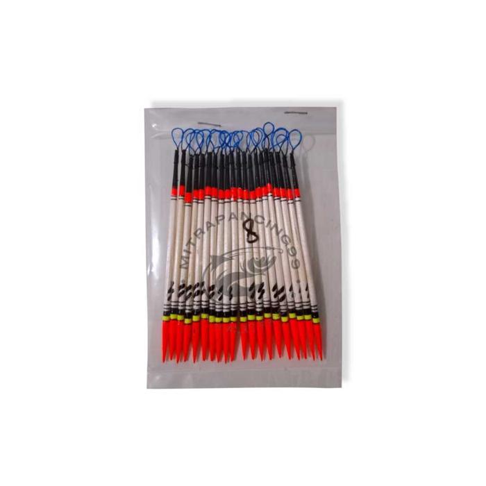 20 Pcs Pelampung Kumbul Jarum Garis - Kumbul Pancing Ikan