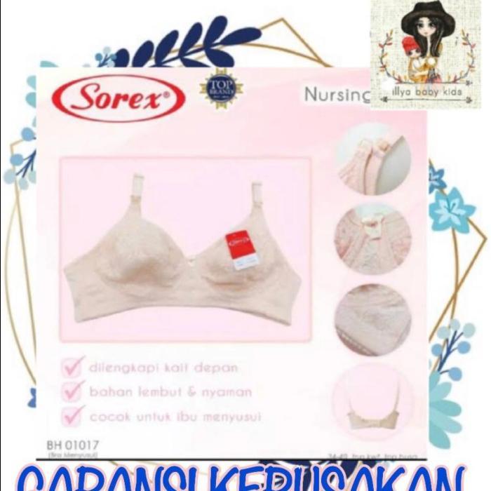 Bh / Bra Menyusui Sorex 01017 Maternity Bra Brokat Cup C Uk34 36 38 40