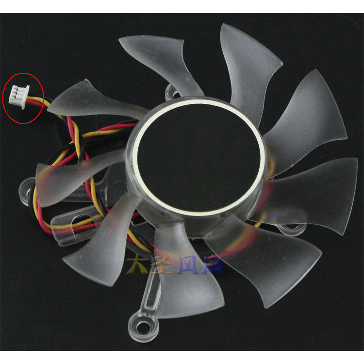 Original Cooling Fan for ASUS EN9800GT Video Card YD128015LS 0.11A