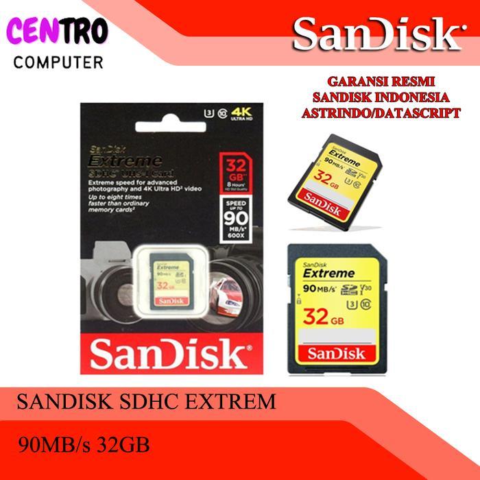 SANDISK SD CARD 32 GB 90X SDHC SANDISK ORIGINAL