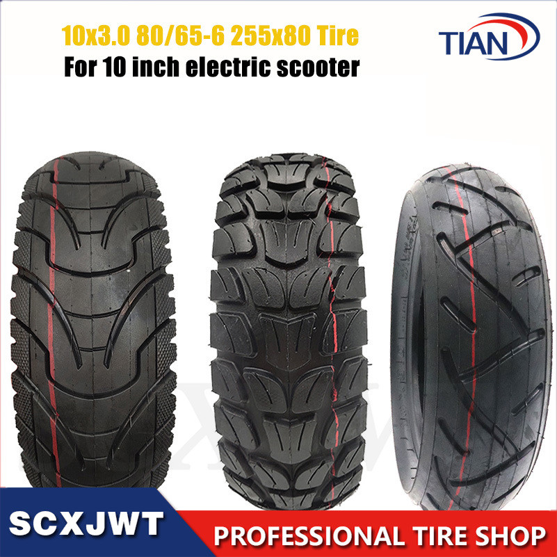 80/65-6 255X80 10X3.0 Tires for Dualtron VICTOR LUXURY EAGLE Speedway 4 5 Zero 10X Kugoo M4 10 Inch 