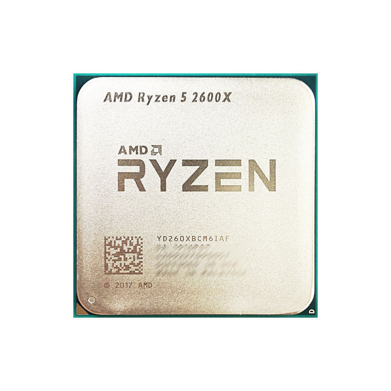 AMD Ryzen 5 2600X R5 2600X Used 3.6 GHz Zen+ 0.012 Six-Core Twelve-Thread CPU processor
