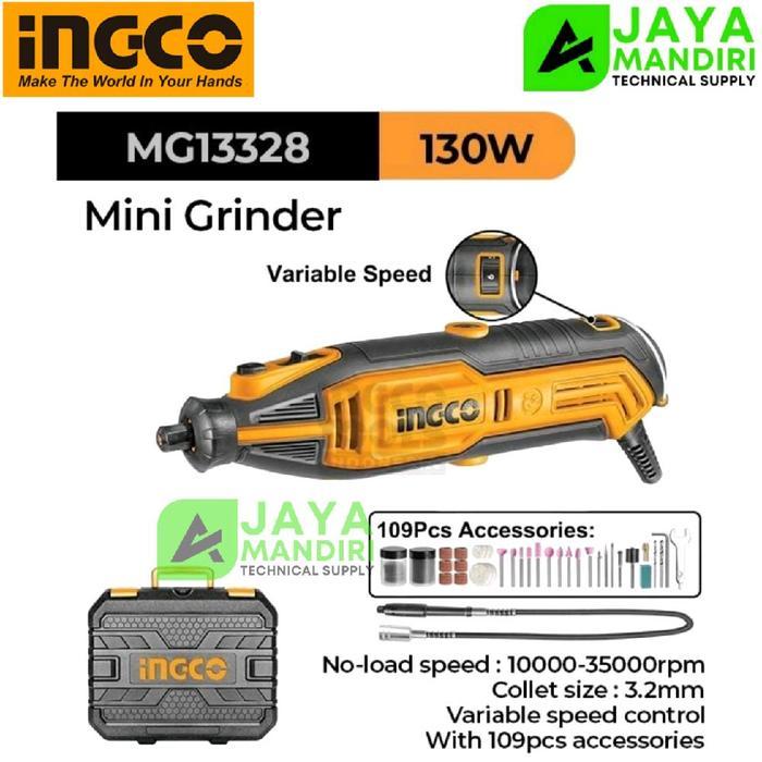 Mesin Tuner Ingco Mg13328 Mini Grinder Ingco Bor Tuner Gerinda Mini Ukir Kayu