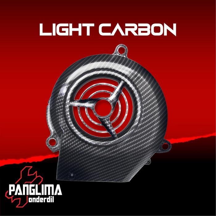 COVER KIPAS MAGNET CARBON MIO LAMA-SPORTY-SMILE/NOUVO-Z TUTUP MESIN
