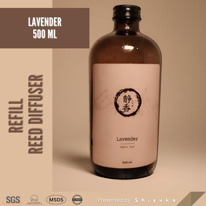 Shizuka Reed Diffuser Aromatherapy Lavender 500ml