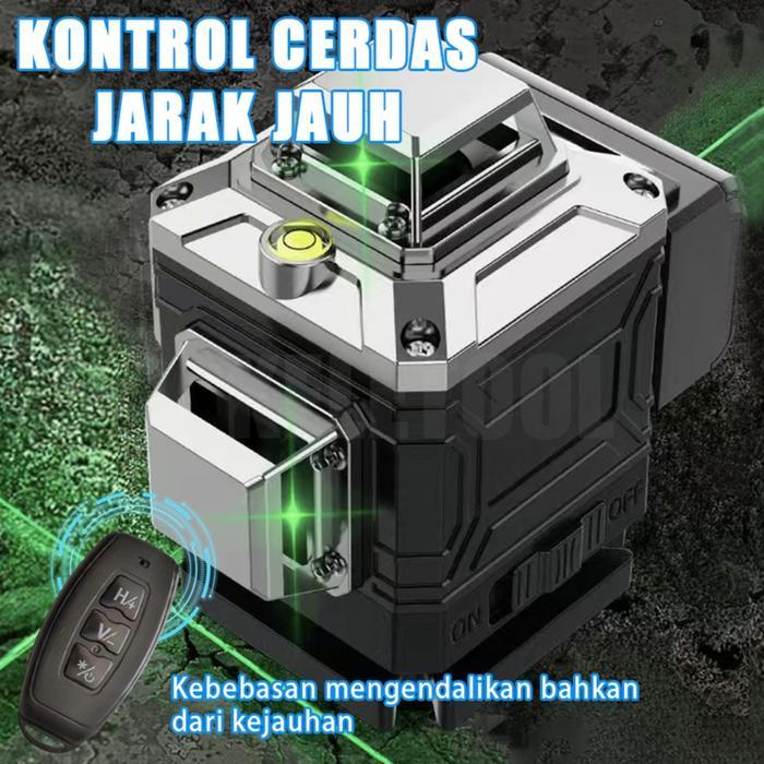 16 Line 4D Laser Level 360 Rotari Self Leveling Full Set Mesin Self Leveling Laser Waterpass