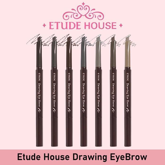 Etude House Eyebrow Drawing Pen Pensil Alis Korea Eye Brow Mata Pencil Lasting