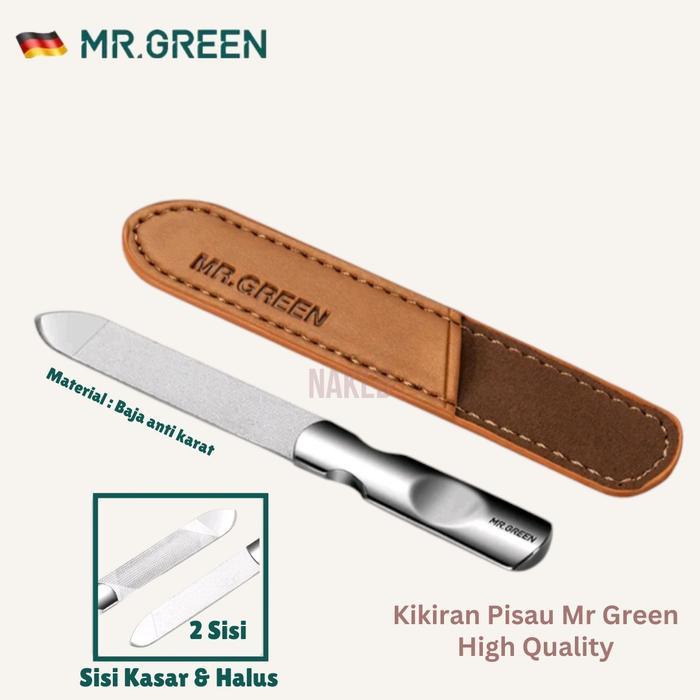 Kikiran Pisau Stainless Baja Nail File Mr Green High Quality Germany