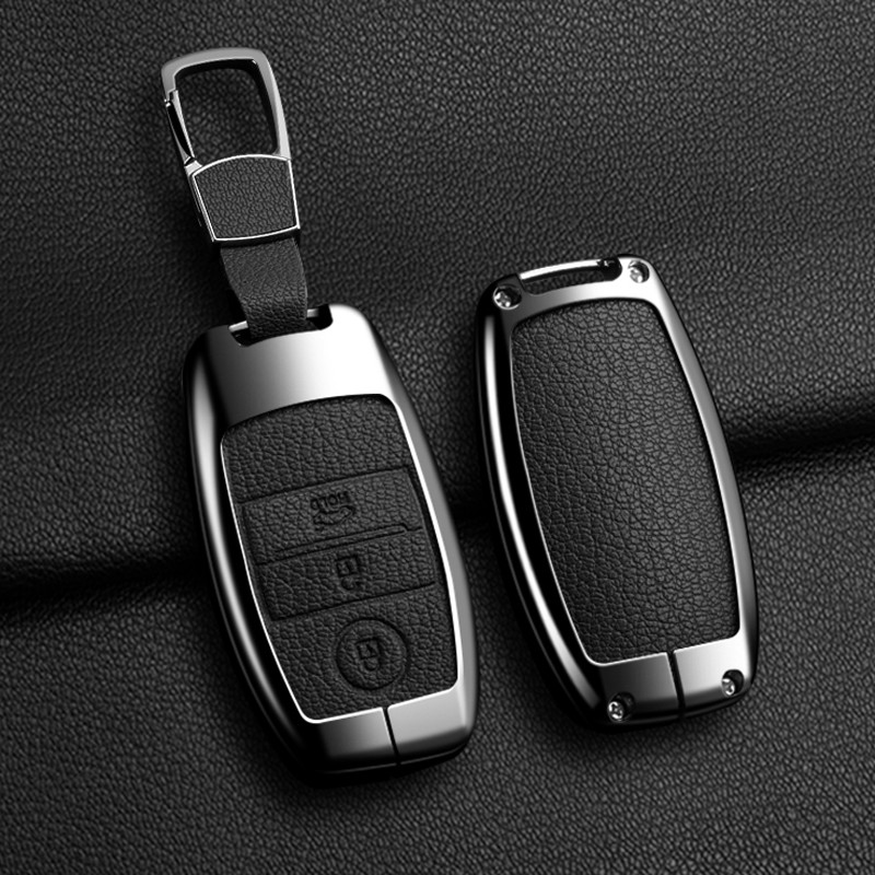 High Quality Zinc Alloy Leather Car Key Case Cover For KIA Sportage Cerato Optima K2 K3 K4 K5 RIO