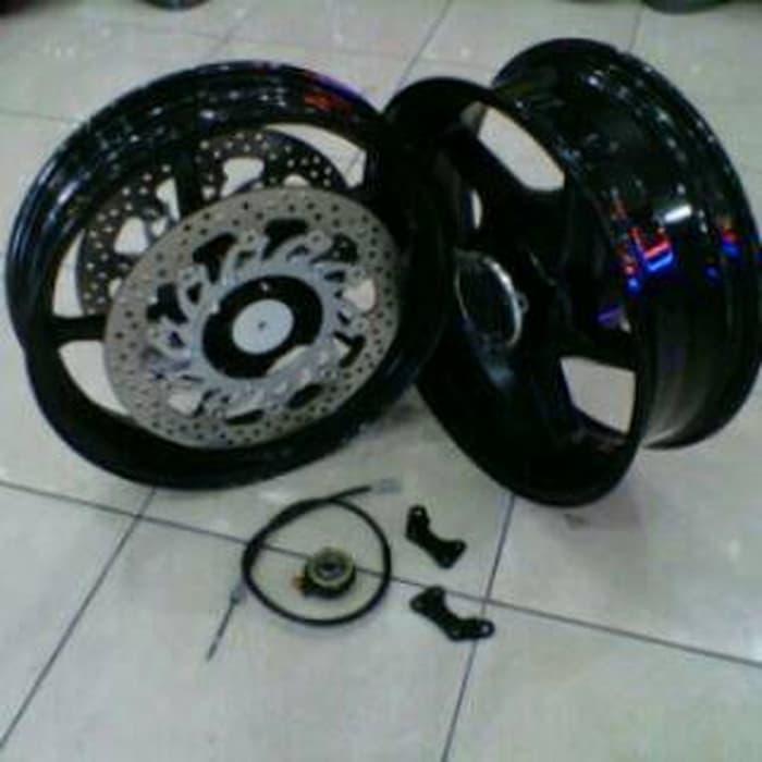 Velg Delkevic Ninja 250 Fi Z250Fi Double Disc Velg Tapak Lebar 55 Inc