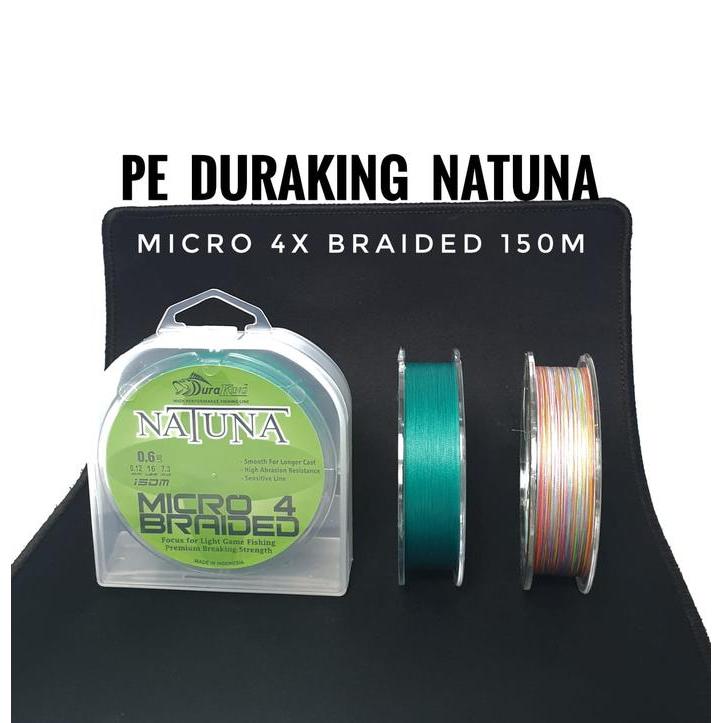 Senar Pancing Pe Duraking Natuna Micro 4 Braided Pe 150M