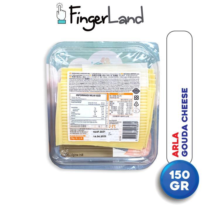 ARLA GOUDA CHEESE 150 GRAM KEJU GOUDA SLICE