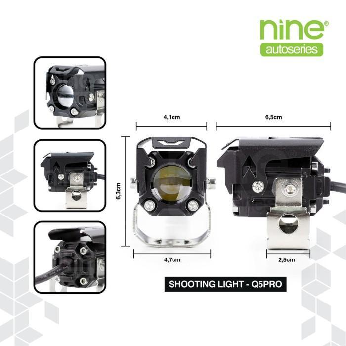 Lampu Tembak Sorot Luminos Q5 Pro Mini Shooting Light