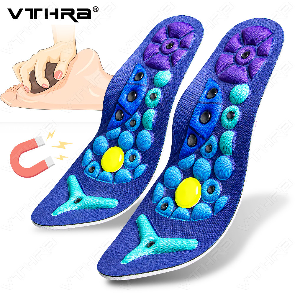Magnetic Therapy Massage Insoles Arch Support Orthopedic Insoles Men's Foot Acupoint Massage Insoles