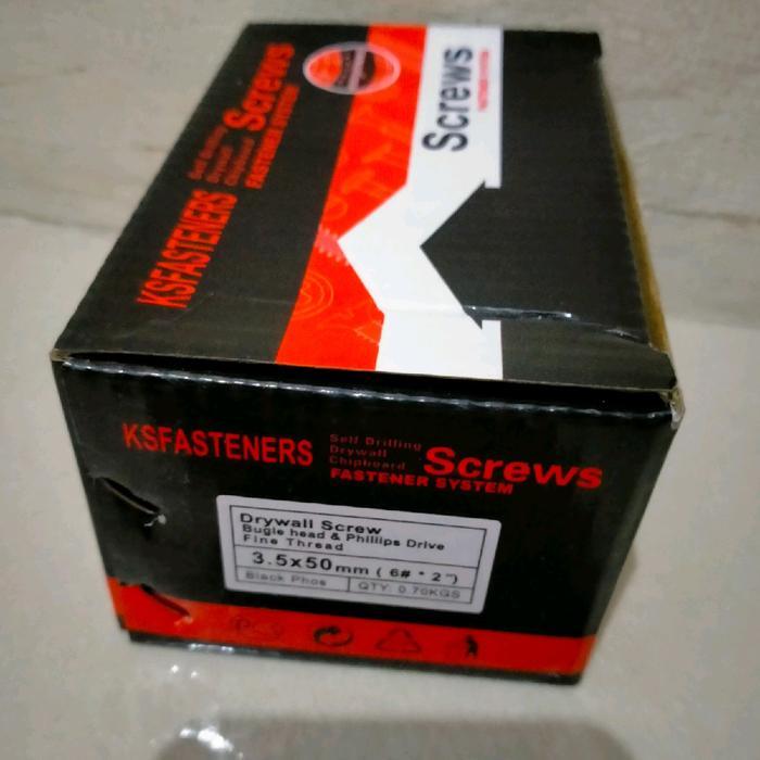 "New" sekrup gypsum 5cm sekrup gipsun 6 x 2 1dus sekrup gipsun 2 inchi