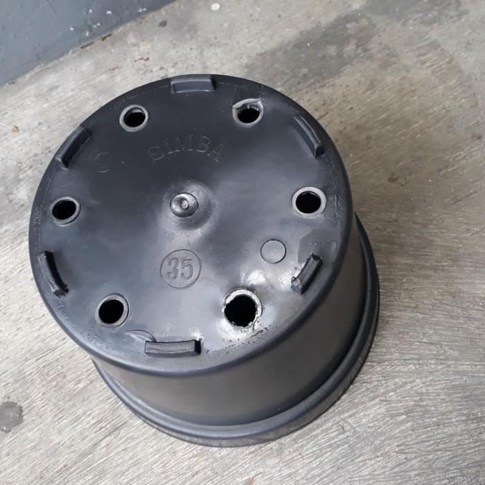 "New" pot hitam 35, pot plastik hitam 35, tabulapot, pot murah meriah