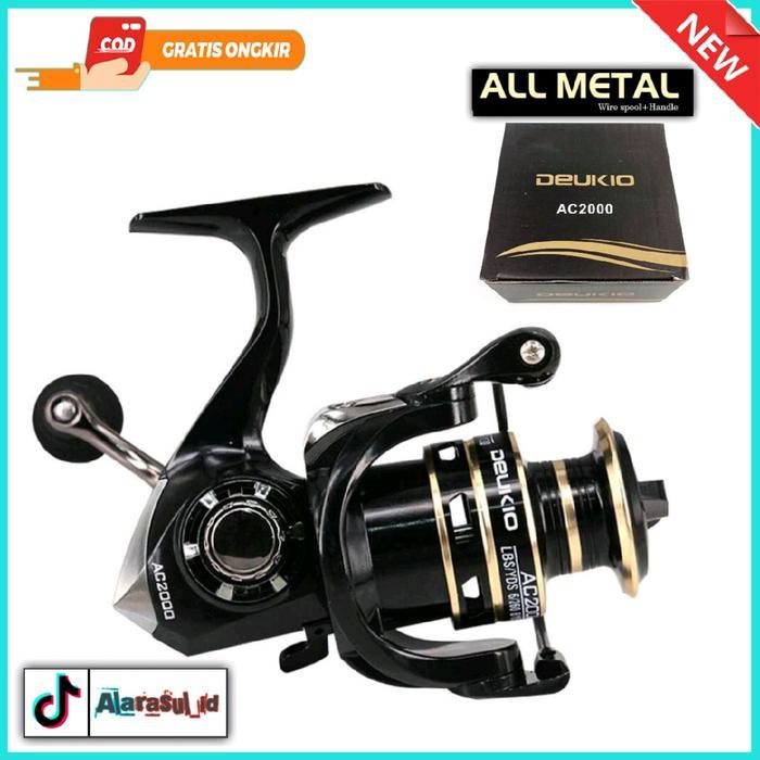 Reel Pancing Deukio AC2000 alat pancing katrol pancing ukuran 2000